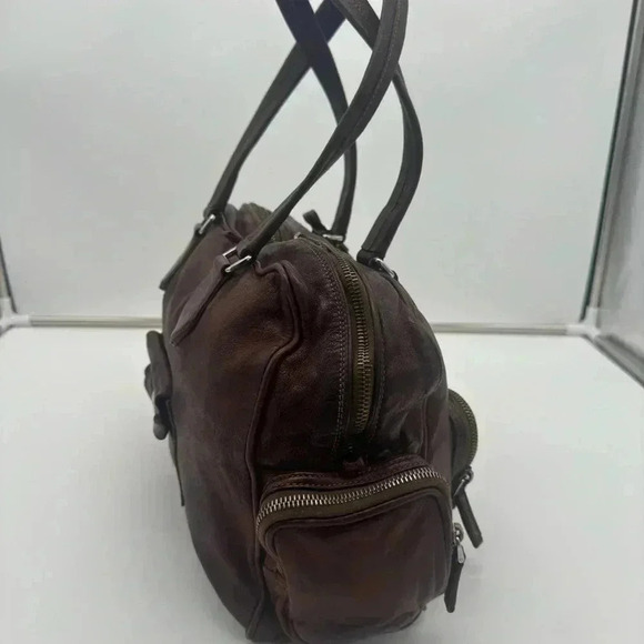 PRADA Vintage Buffalo Wash Bag, with Nappa Leather Interior - Picture 8 of 16